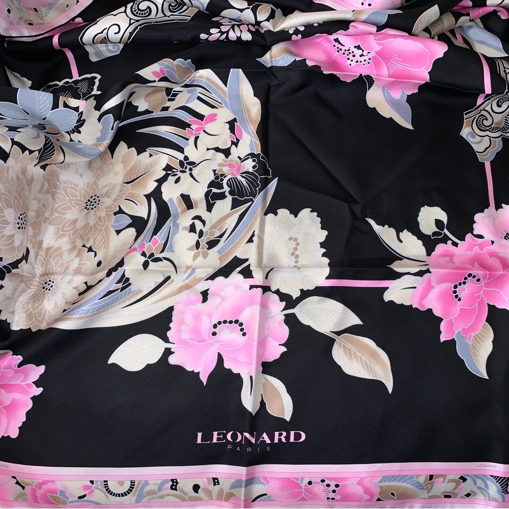 Leonard Paris Silk Scarf